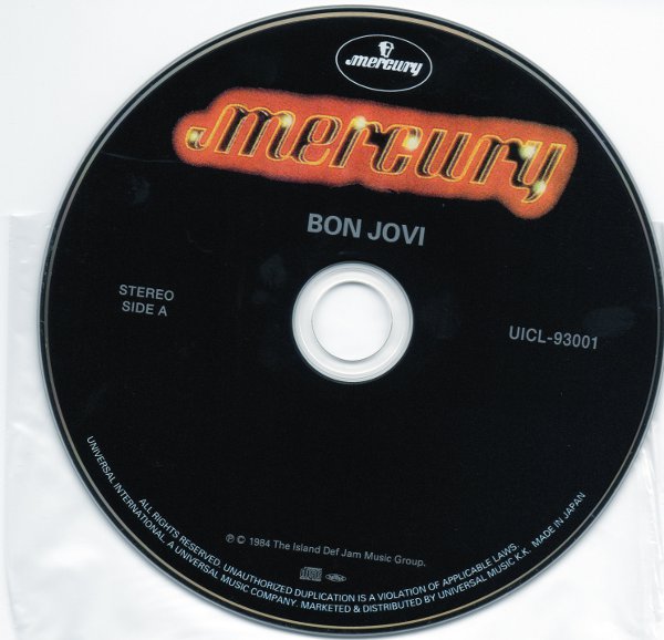 cd, Bon Jovi - Bon Jovi